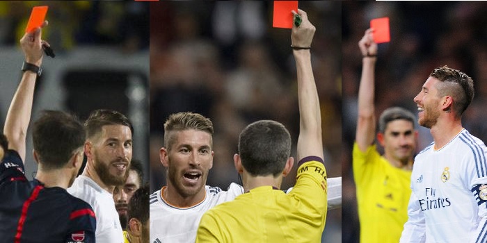 ফাউল করে লাল কার্ড পাওয়ার রেকর্ড গড়েছিলেন রামোস!