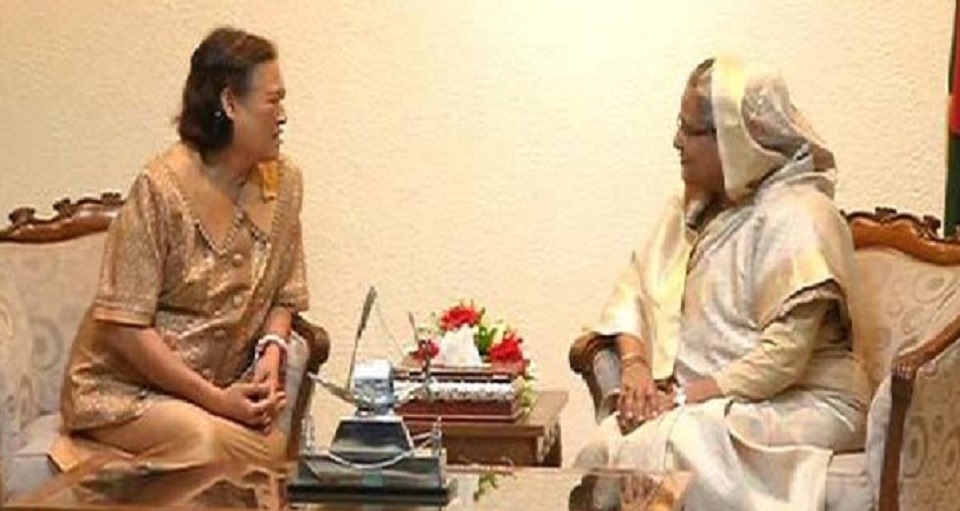 প্রধানমন্ত্রীর সঙ্গে থাই রাজকন্যার সাক্ষাৎ