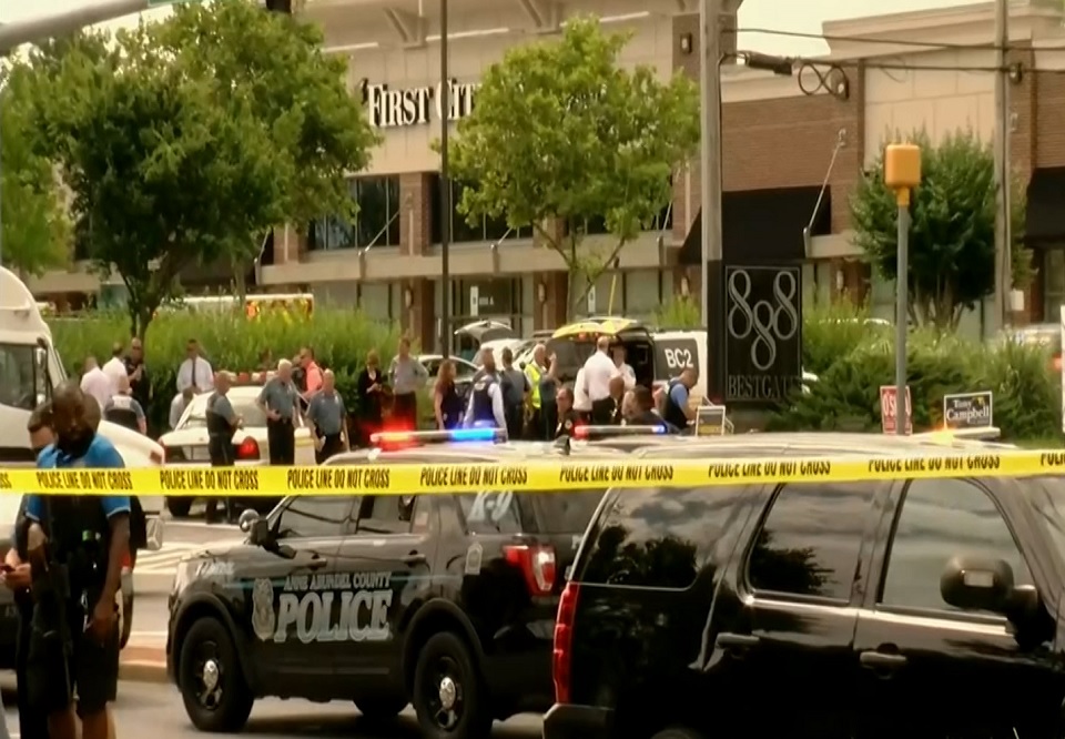 যুক্তরাষ্ট্রে পত্রিকা অফিসে গুলি, নিহত ৫