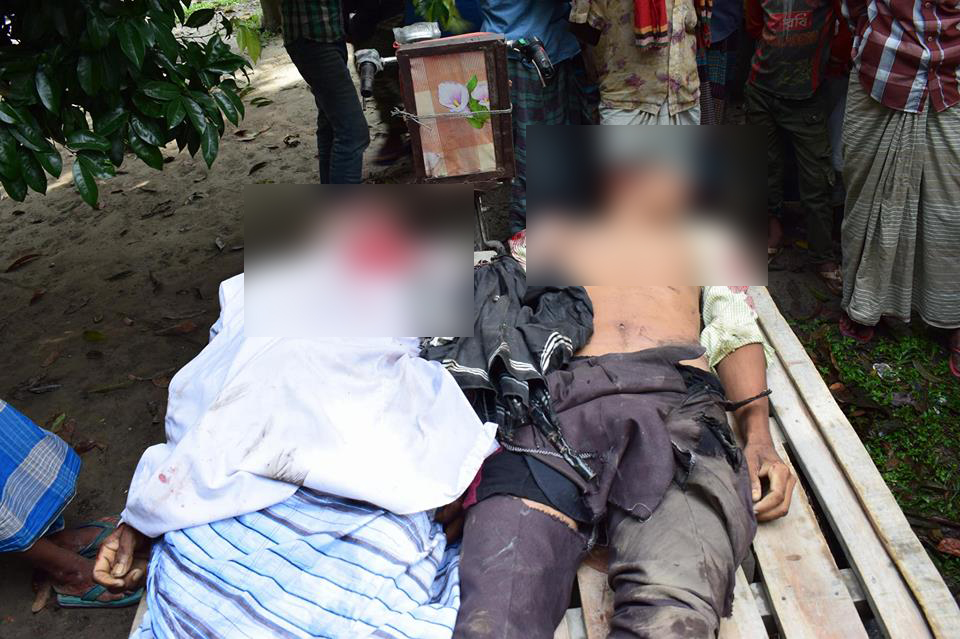 রংপুরে বাস চাপায় মোটরসাইকেলের তিন আরোহী নিহত