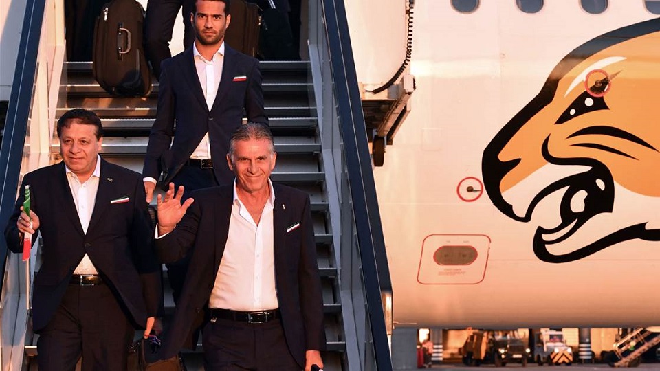 প্রথম দল হিসেবে রাশিয়ায় পৌঁছেছে ইরান