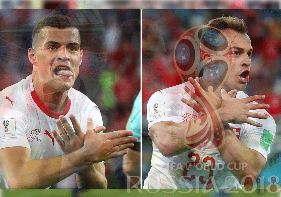 উদযাপন নিয়ে ফিফার তদন্তের মুখে শাকিরি-জাকা