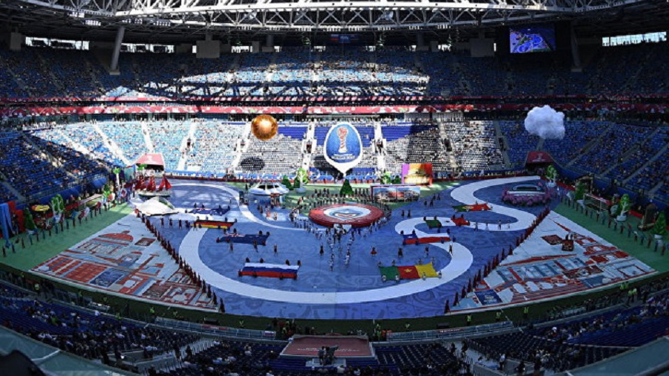 সাদামাটা উদ্বোধনীতে পর্দা উঠলো বিশ্বকাপের