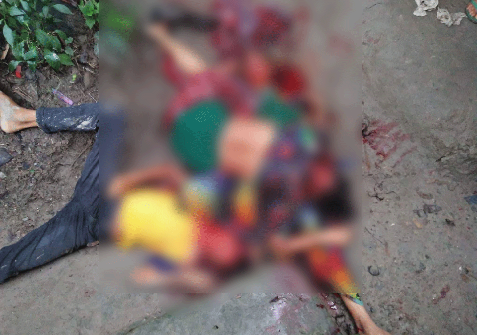 পাবনায় মা-ভাই ও খালাকে কুপিয়ে হত্যা