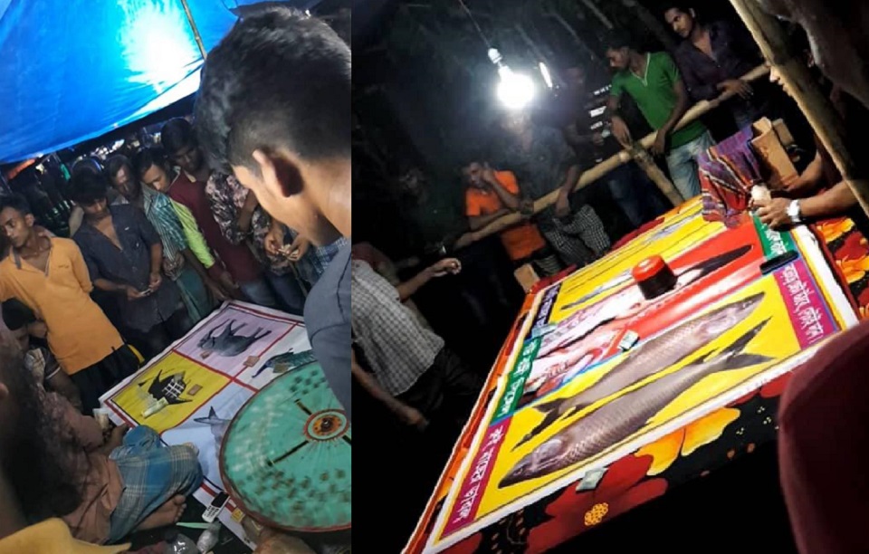 রাত হলেই আনন্দ মেলার নামে চলে জুয়া