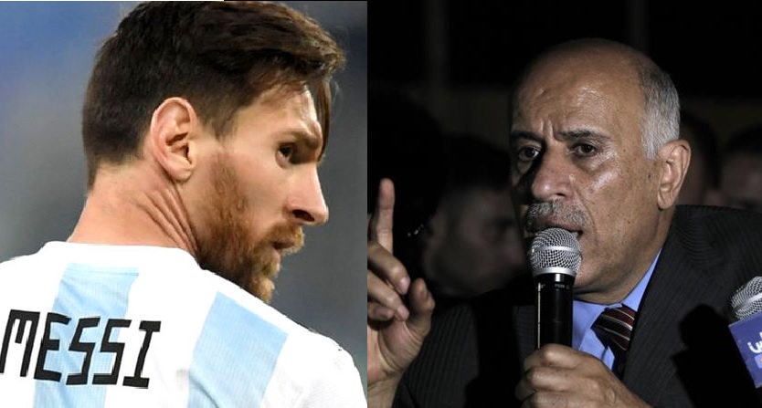 মেসিকে ‘হুমকি’: ফিলিস্তিনি ফুটবল প্রধানকে নিষিদ্ধ করলো ফিফা