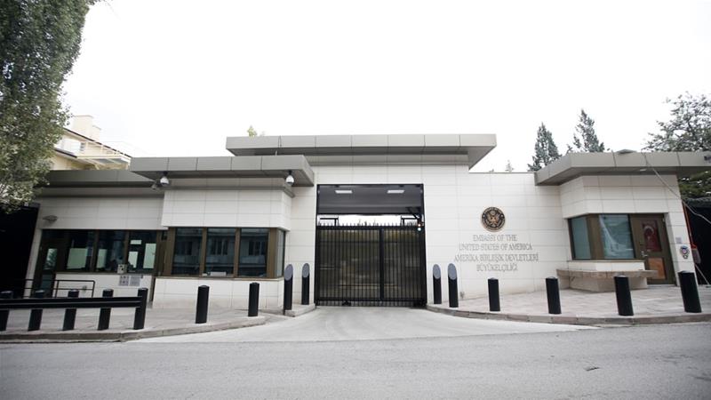 তুরস্কে মার্কিন দূতাবাস লক্ষ্য করে গুলি