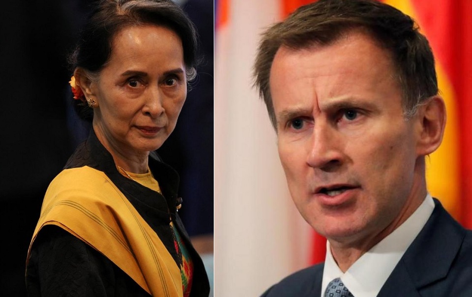 রোহিঙ্গা নির্যাতনের বিচার না করলে আইসিসি করবে: সু চিকে ব্রিটিশ পররাষ্ট্রমন্ত্রী