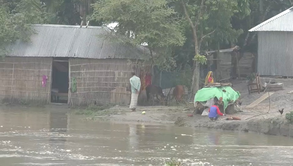 তিস্তায় পানি বেড়ে ৩ ইউনিয়ন প্লাবিত, পানিবন্দি ২০ হাজার মানুষ