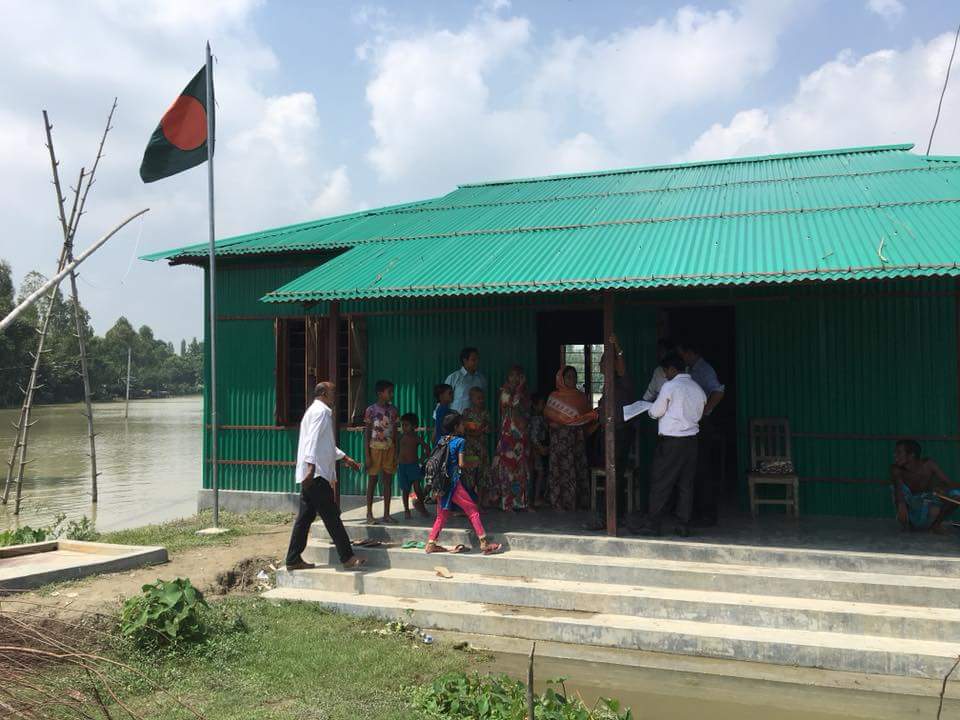 বন্যার কারণে ৫৭টি প্রাথমিক বিদ্যালয়ে পাঠদান বন্ধ