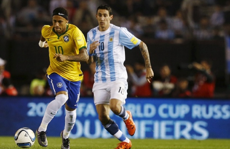 মধ্যরাতে মুখোমুখি হচ্ছে ব্রাজিল-আর্জেন্টিনা