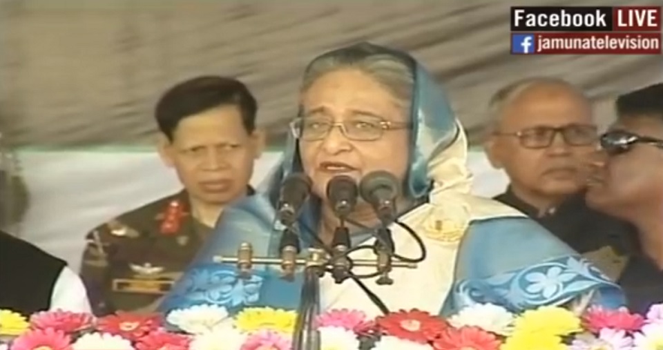 খুচরা কিছু দল ঐক্য করেছে দুর্নীতিবাজদের সাথে: প্রধানমন্ত্রী