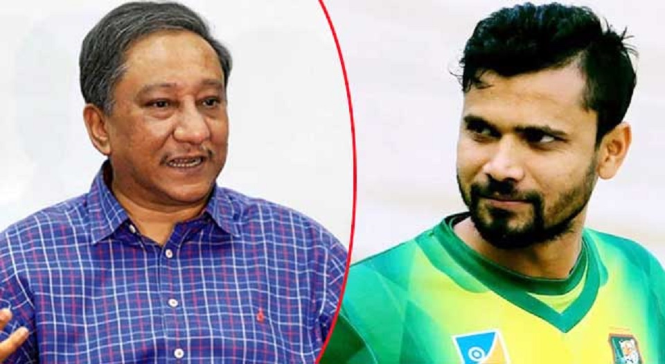 নির্বাচনী কাজে ব্যস্ত থাকায় ইন্ডিজের বিপক্ষে খেলার সম্ভাবনা নেই মাশরাফীর: পাপন