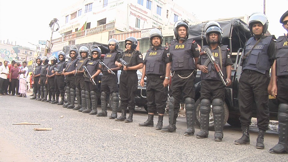 তফসিল ঘোষণাকে কেন্দ্র করে বগুড়ায় র্যাবের বিশেষ টহল