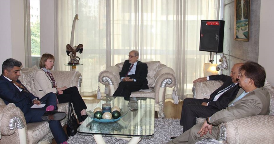 যুক্তরাজ্য হাইকমিশনারের সাথে বি. চৌধুরীর বৈঠক