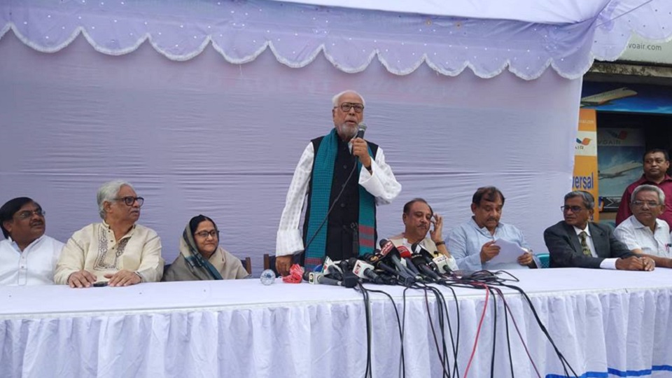 ঐক্যফ্রন্টে যোগ দিলেন কাদের সিদ্দিকী