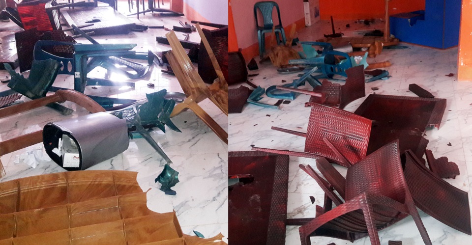 নড়াইলে ধানের শীষ প্রার্থীর নির্বাচনী কার্যালয়ে ছাত্রলীগের ভাঙচুর