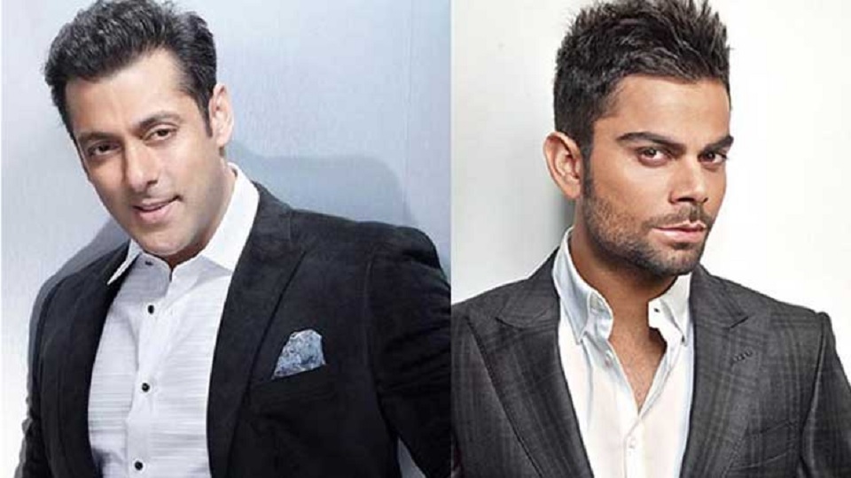 ভারতে আয়ে শীর্ষে সালমান খান, দ্বিতীয় কোহলি