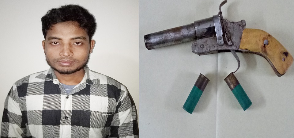 নড়াইল জেলা ছাত্রশিবিরের সেক্রেটারি অস্ত্রসহ আটক