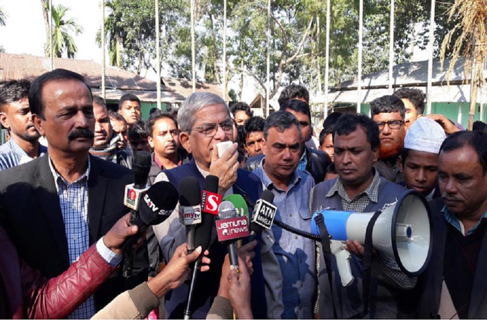 আওয়ামী লীগকে ফাঁকা মাঠে ছেড়ে দেয়া হবে না: মির্জা ফখরুল