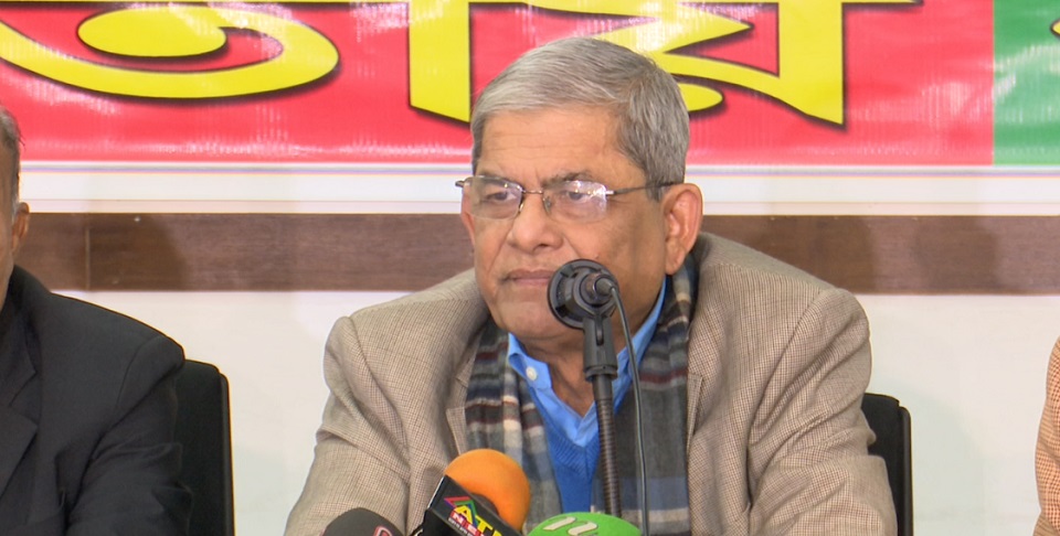 জনগণ ও আন্তর্জাতিক সম্প্রদায় নির্বাচন প্রত্যাখ্যান করেছে: মির্জা ফখরুল