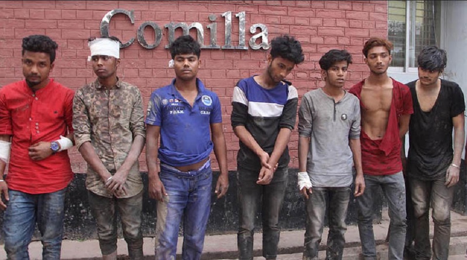 কুমিল্লায় গণধোলাইয়ের শিকার ৭ ছাত্রলীগ কর্মীকে বিকালে আদালতে তোলা হবে