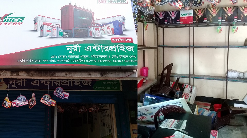 জয়পুরহাটে এক রাতেই ৩ দোকানে চুরি, থানায় মামলা