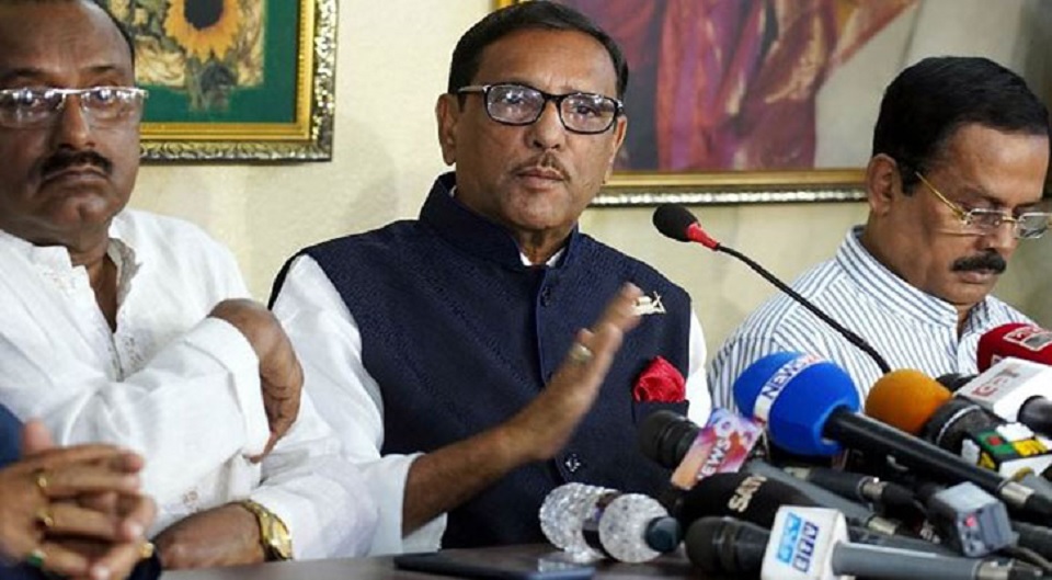 বিএনপি’র জন্য কোন নির্বাচন থেমে থাকবে না: ওবায়দুল কাদের