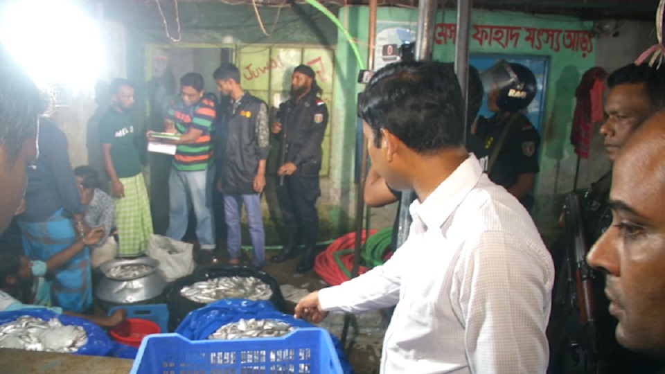 যাত্রাবাড়ী মৎসবাজারে ১০ হাজার কেজি জাটকা জব্দ