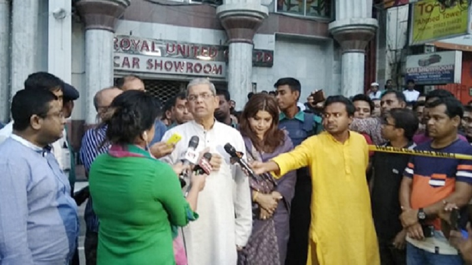 সরকারের দায়িত্বপ্রাপ্তদের অবহেলার কারণেই অগ্নিকাণ্ডের ঘটনা ঘটেছে: ফখরুল