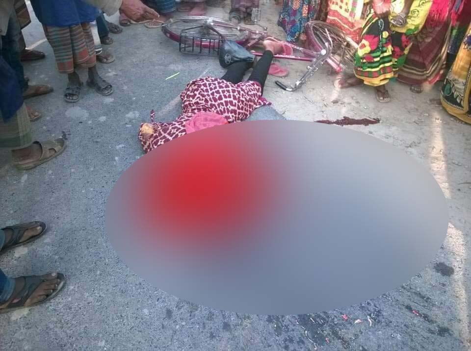 এবার ট্রাক চাপায় প্রাণ গেল স্কুলছাত্রীর