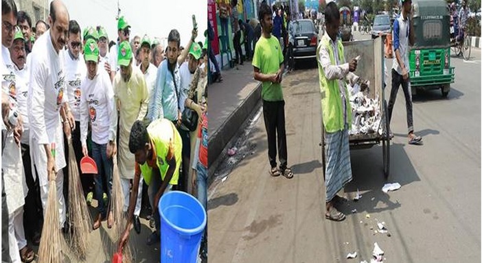 ময়লা ফেলে পরিষ্কার: পদক্ষেপ নেয়ার কথা ফেসবুকে জানালেন মেয়র