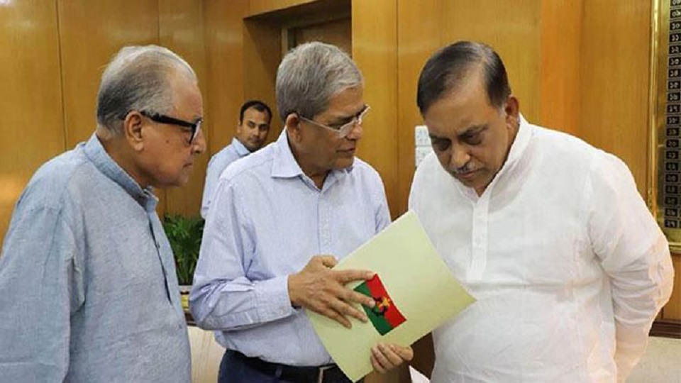 দুপুরে স্বরাষ্ট্রমন্ত্রীর সঙ্গে বিএনপি নেতাদের বৈঠক