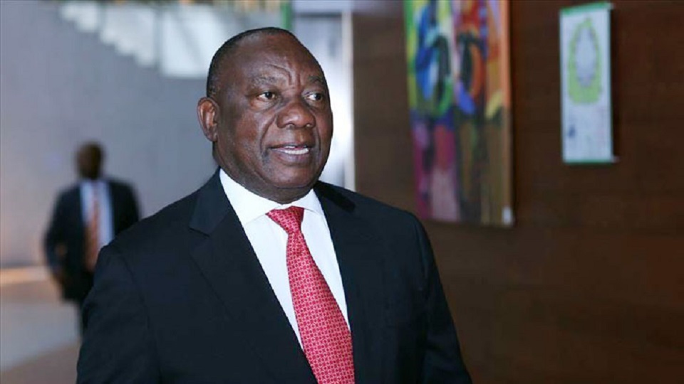 শপথ নিলেন দক্ষিণ আফ্রিকার প্রেসিডেন্ট রামাফোসা