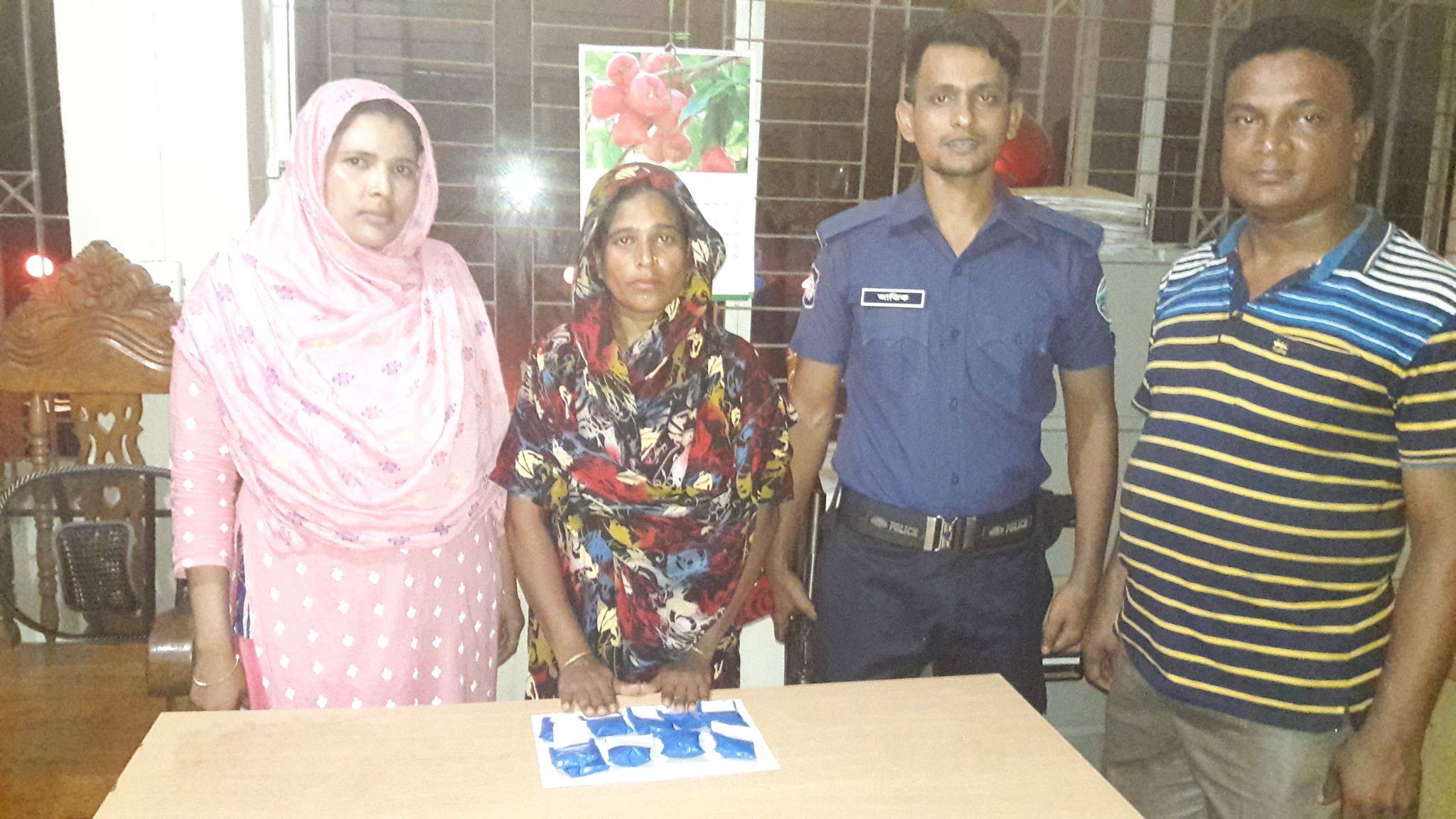 লক্ষ্মীপুরে ইয়াবাসহ নারী আটক