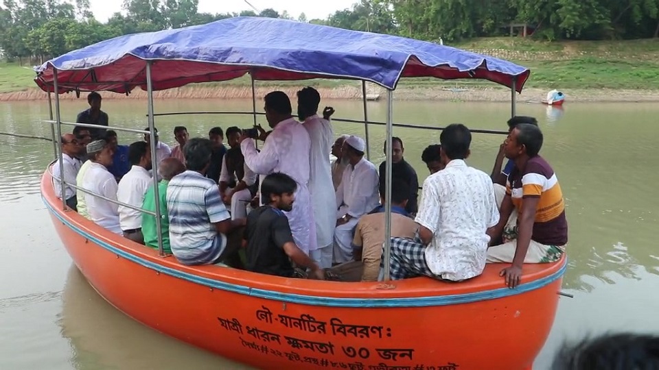 নওগাঁয় যানজট নিরসনে ছোট যমুনা নদীতে আভ্যন্তরীণ নৌ-রুট চালু