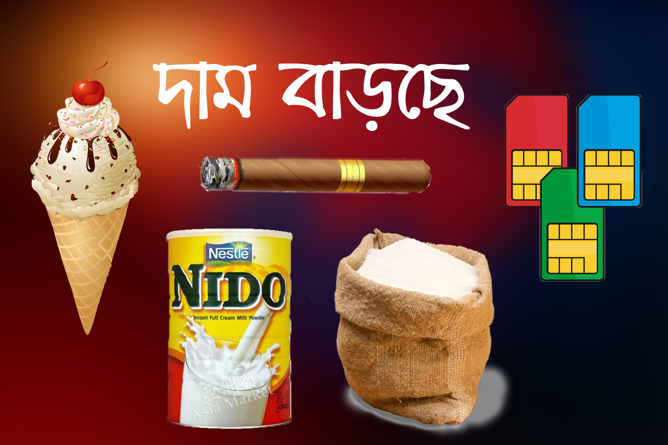 বাড়ছে যে সব পণ্য ও সেবার দাম