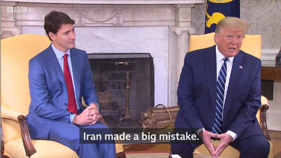 ড্রোন ভূপাতিত করে ইরান খুব বড় একটি ভুল করেছে: ট্রাম্প