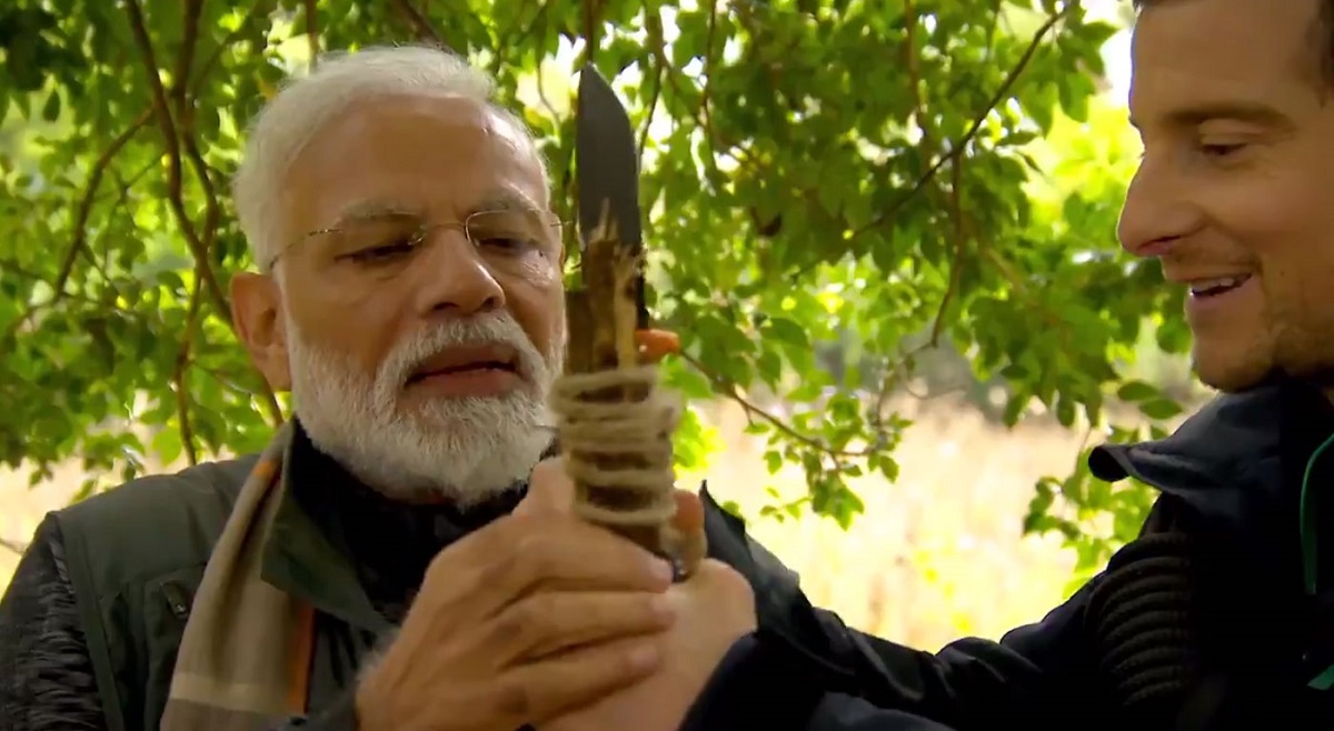 এবার বিয়ার গ্রিলসের সাথে মোদী