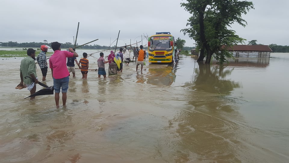 নেত্রকোণায় ভেসে গেছে ৩ হাজার পুকুরের মাছ