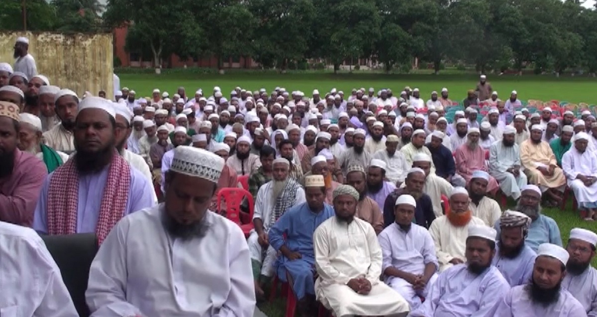 গুজব ঠেকাতে শেরপুরে পুলিশের ইমাম সমাবেশ