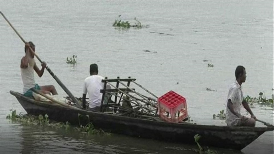 কুড়িগ্রামে নদ-নদীতে বাড়ছে পানি, নিম্নাঞ্চল প্লাবিত