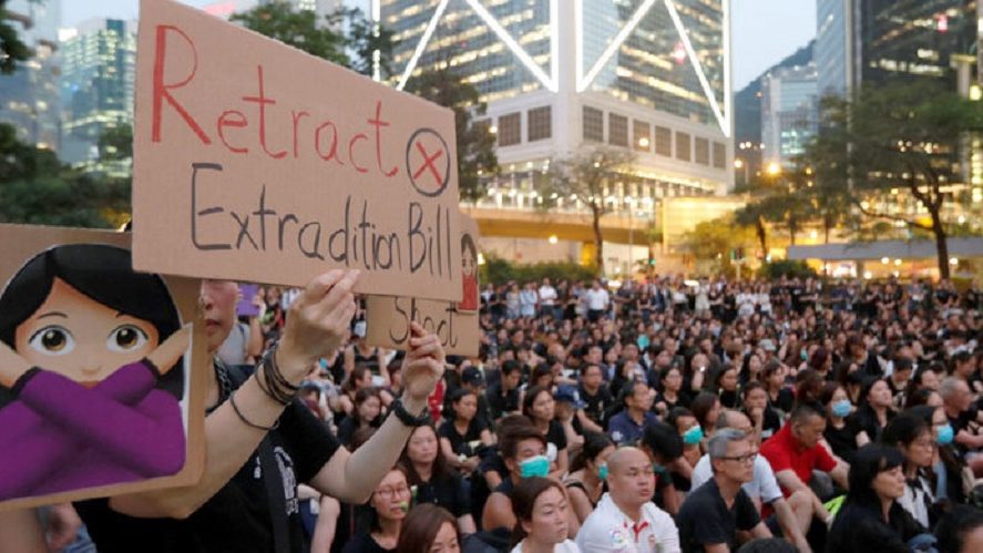 হংকংয়ে বিক্ষোভ অব্যাহত