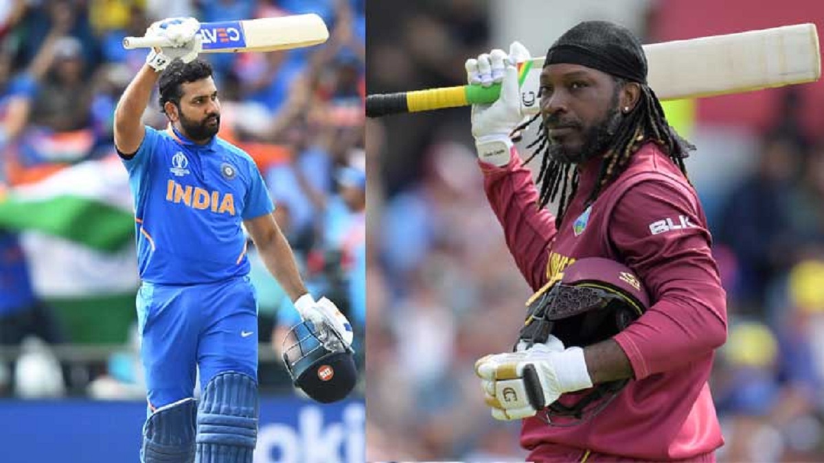 গেইলের ছক্কার রেকর্ড ভাঙলেন রোহিত শর্মা