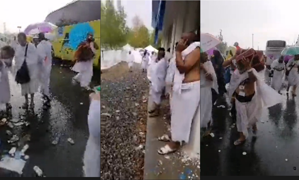 আরাফাতের ময়দানে হঠাৎ ঝড়