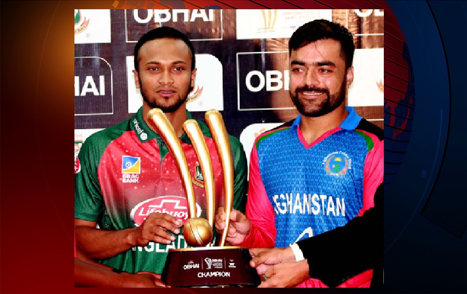বৃষ্টি কেড়ে নিল একক শ্রেষ্ঠত্বের মুকুট: যুগ্ম চ্যাম্পিয়ন বাংলাদেশ-আফগানিস্তান
