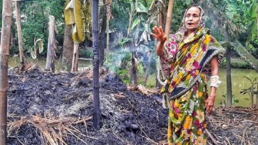নেত্রকোনায় মামলার বাদির বাড়িঘরে আগুন দেয়ার অভিযোগ