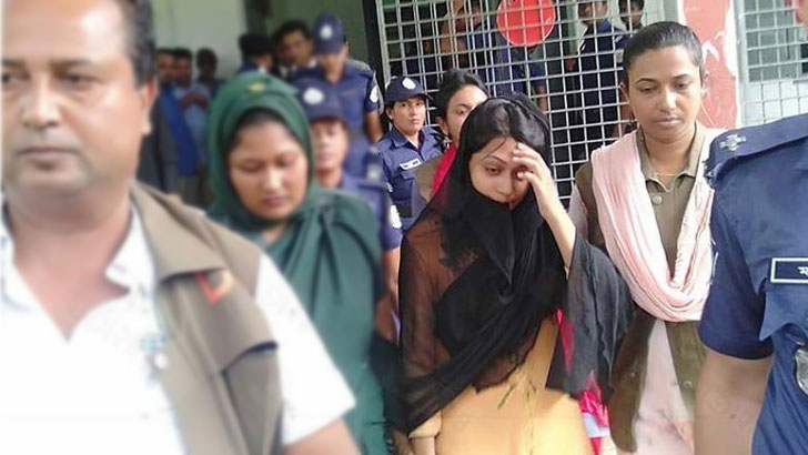 চেম্বার জজ আদালতেও মিন্নির জামিন বহাল, মুক্তিতে বাধা নেই