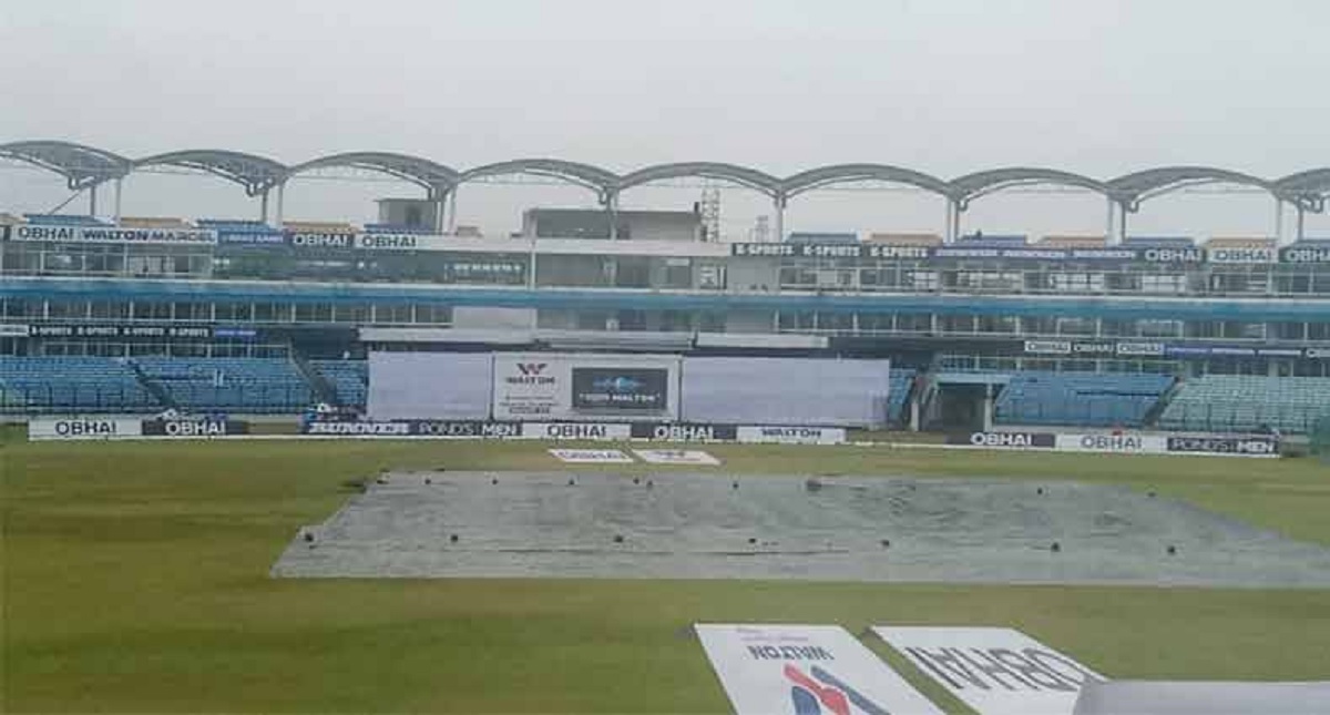 চট্টগ্রাম টেস্ট: বৃষ্টির বাধায় শুরু হয়নি চতুর্থ দিনের খেলা