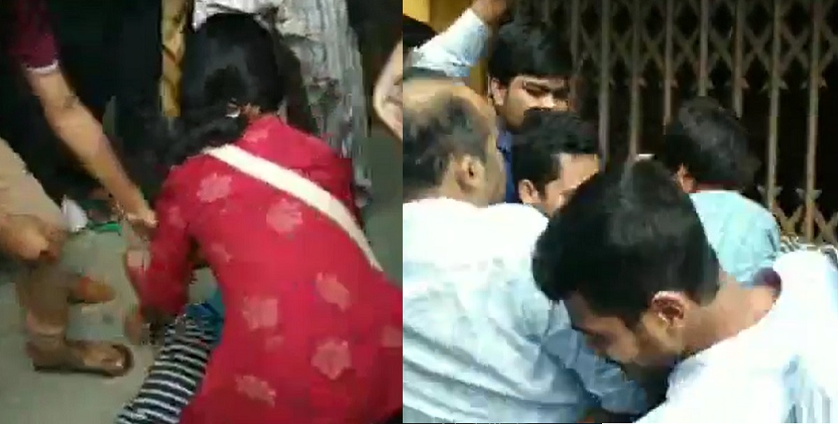 জাবিতে সহকারী প্রক্টরের সাথে আন্দোলনকারীদের হাতাহাতি